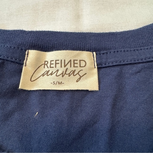 Refined Canvas Small / Medium Oversized Rock & Roll World Tour Concert T-Shirt - Picture 7 of 8